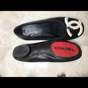 Chanel logo shoes